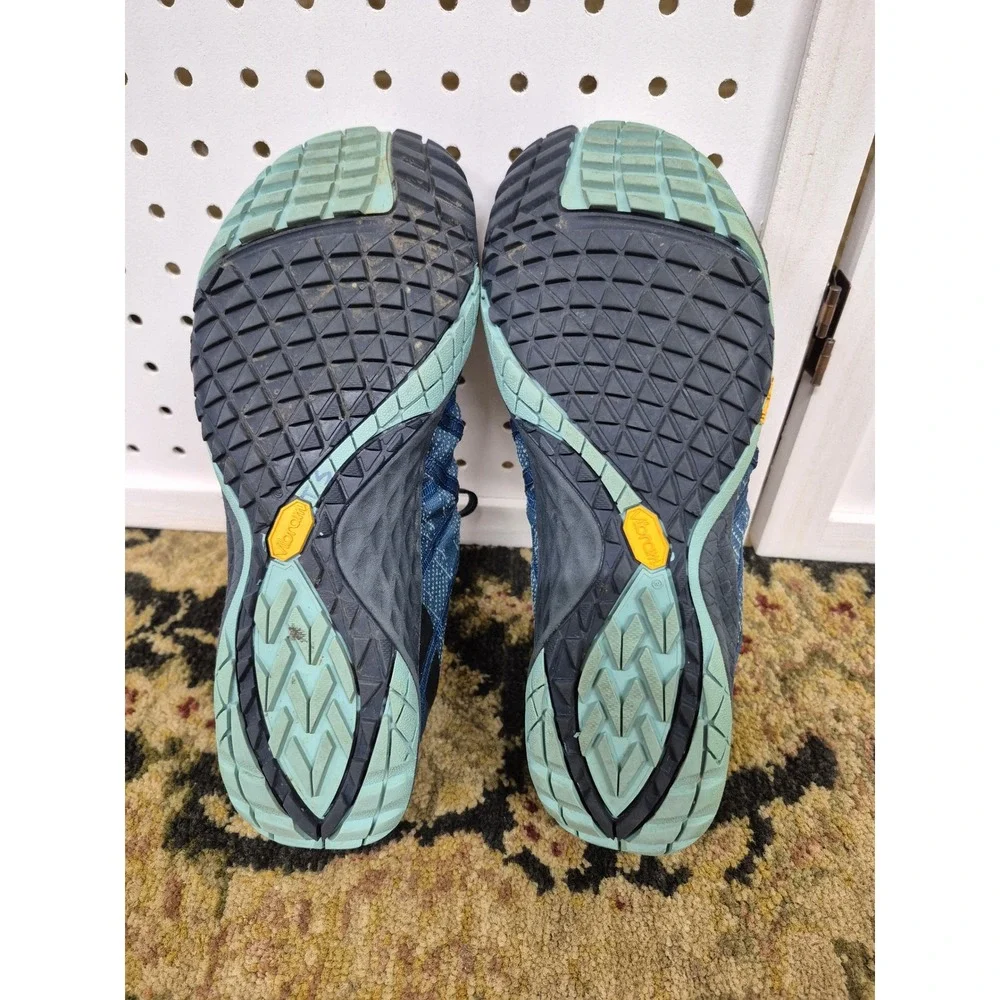 Merrell Trail Glove 4 Women's Blue Barefoot Running Shoes Size 8.5